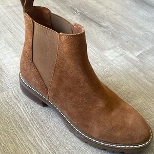 Steve Madden Suede Brown Boots steve madden thyra chsnut sue